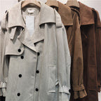 Millard suede trench coat