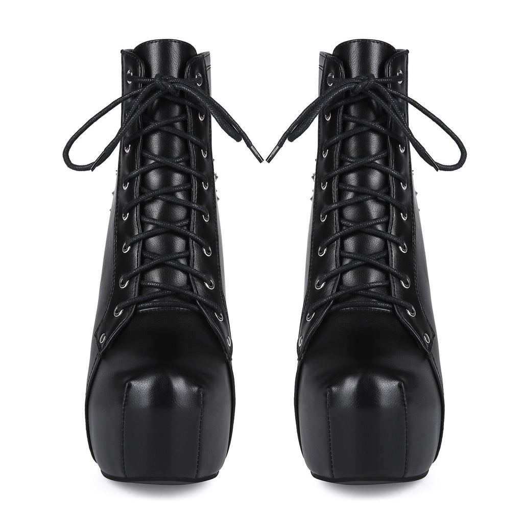 Sexy rivets punk boots