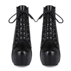 Sexy rivets punk boots