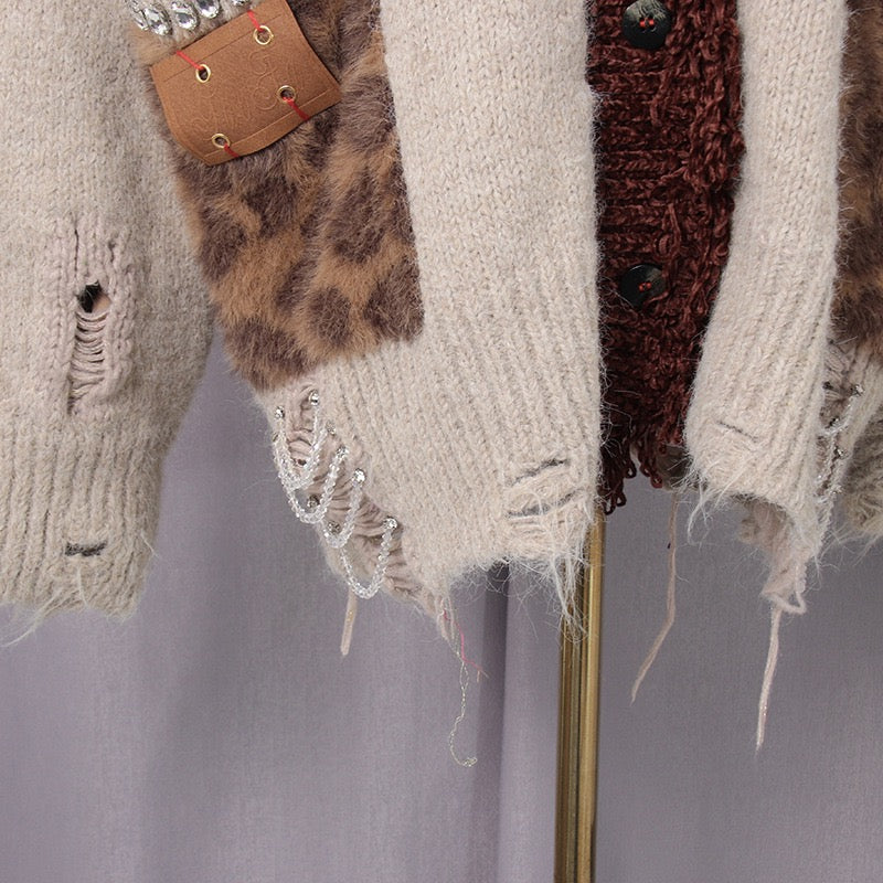 Trendy knitted jacket