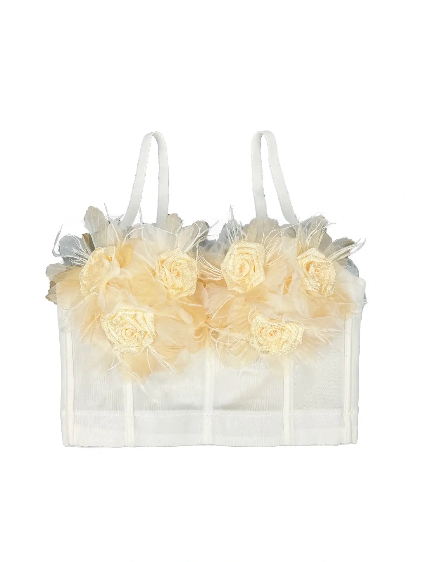 3D floral corset