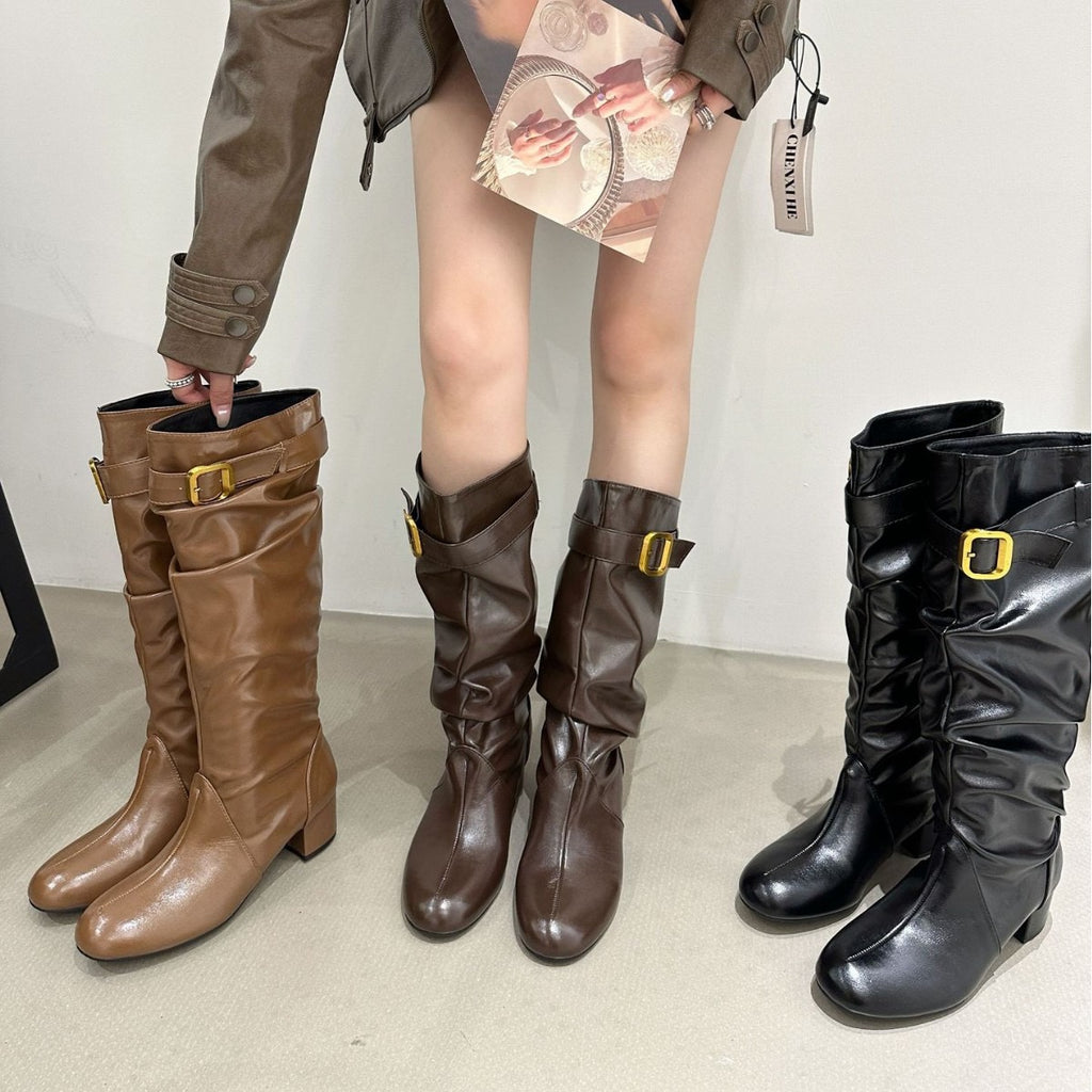 Leather Riding Boots