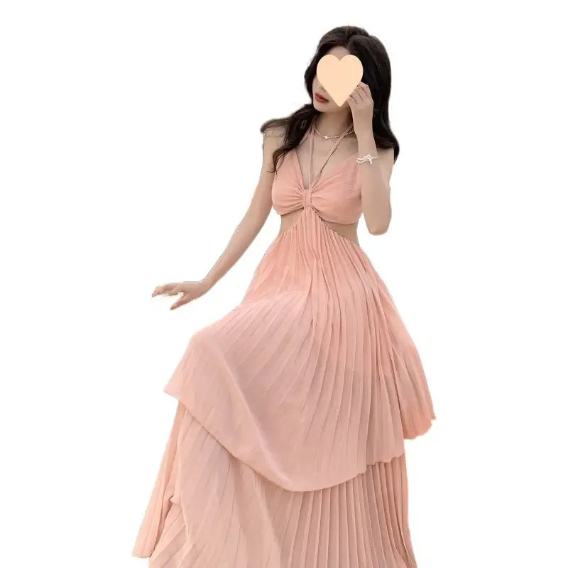 Sexy backless dress