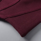 Burgundy dream ruffle dress