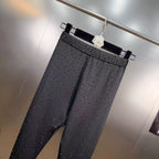 Elastic waist rhinestone socks