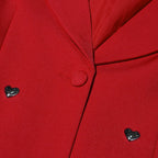 Fashionable and sweet heart jacket