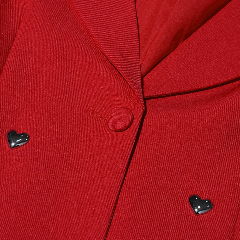 Fashionable and sweet heart jacket