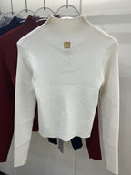 Sexy knitted turtleneck top