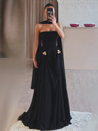 The black maxi dress
