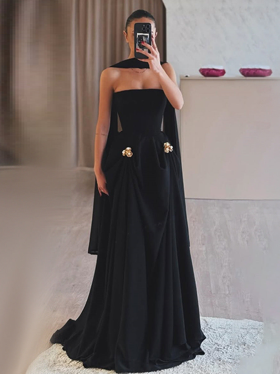 The black maxi dress