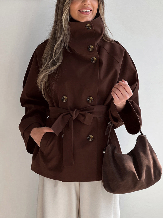 Short trench coat