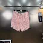 Lace shorts set