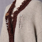 Trendy knitted jacket