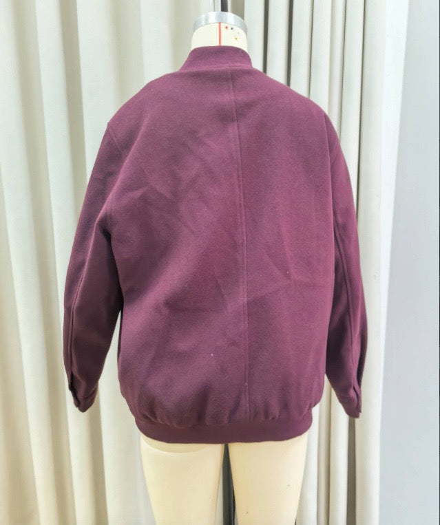 classic varsity bomber jacket