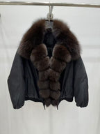 New thickended warm fox fur collar
