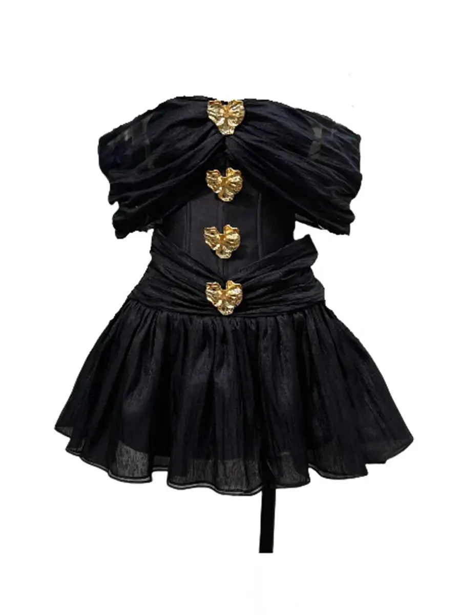 Hearted cocktail dress
