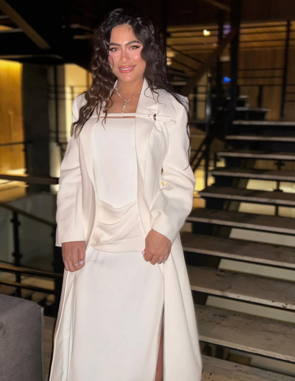 Niche style long coat