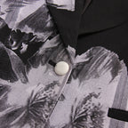 Elegant asymmetric suit