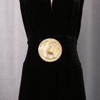 Coin halter backless style