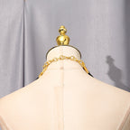 Coin halter backless style